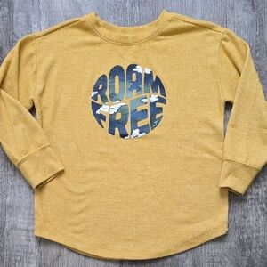 Garanimals Yellow 'Roam Free' Long Sleeve Tee